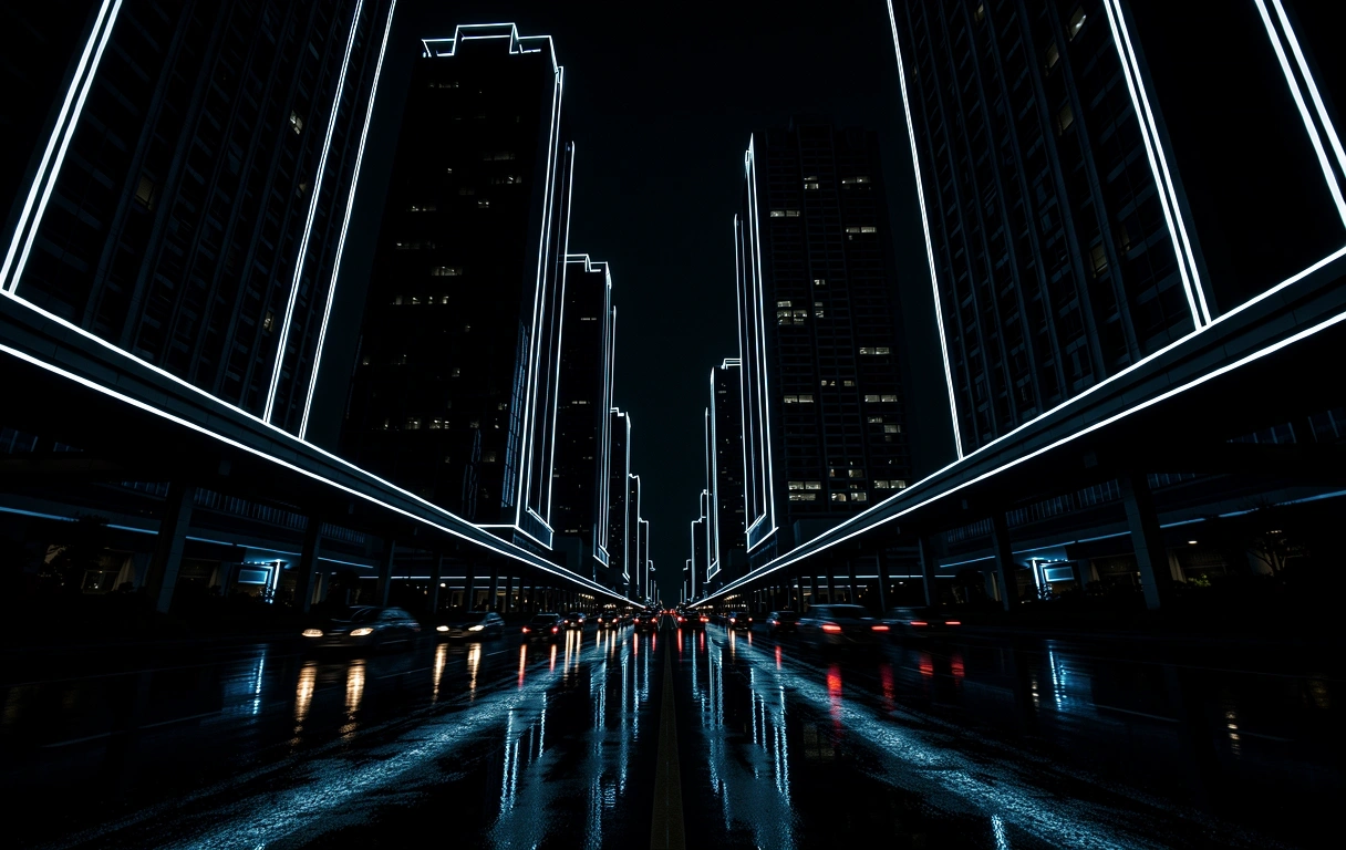 Jakarta Night Perspective