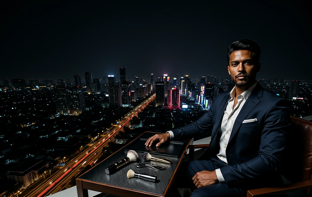 Jakarta Night Perspective